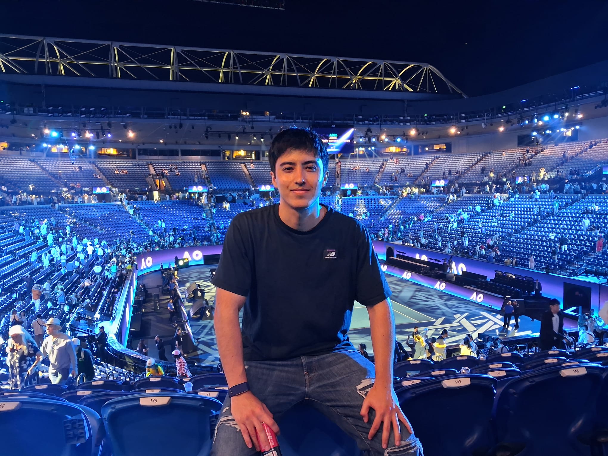 KreateUp photographer at the Australian Open